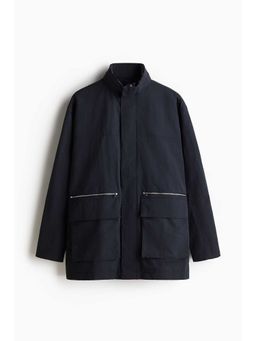 H&M - Men Blue Regular Fit Water-Repellent Parka