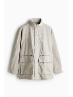 H&M - Men Beige Regular Fit Water-Repellent Parka