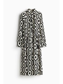 H&M - Women Black Viscose Shirt Dress
