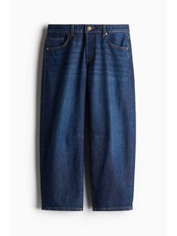 H&M - Women Blue Barrel Regular Cropped Jeans