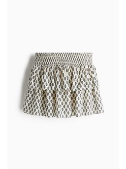 H&M - Women White Tie Cotton Skort