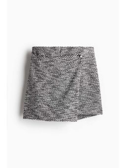H&M - Women Black Wrap Skort
