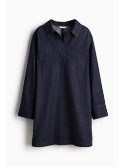 H&M - Women Blue Colla Denim Dress