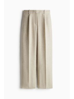 H&M - Women Beige Tape Tailo Trousers