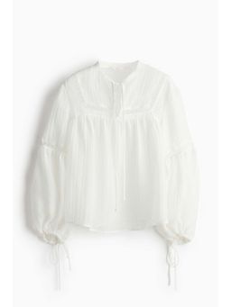 H&M - Women White Lace-In Blouse