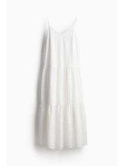 H&M - Women White Broderie Anglaise Dress