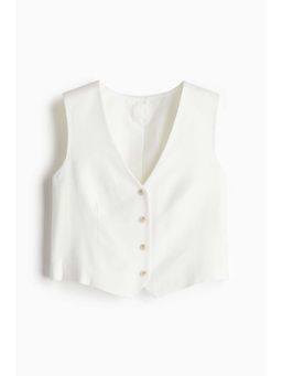 H&M - Women White Tailo Suit Waistcoat