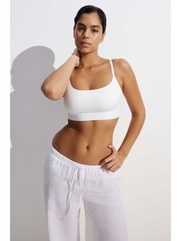 H&M - Women White Seamless Padded Bralette