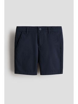 H&M - Boys Blue Cotton Chino Shorts