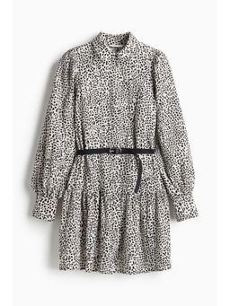 H&M - Women Multi-Color Belted Shirt Dress