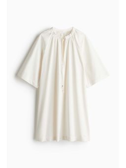 H&M - Women White A-Line Cotton Dress