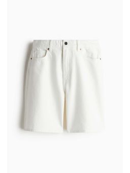 H&M - Women White Denim Bermuda Shorts