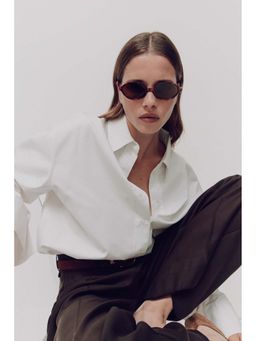 H&M - Women Brown Oval Sunglasses