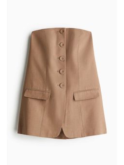 H&M - Women Beige Bandeau Waistcoat