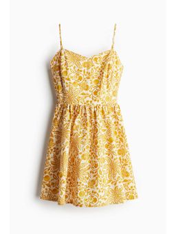 H&M - Women Yellow Strappy Dress
