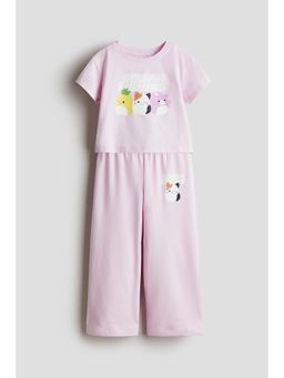H&M - Girls 2-Piece Printed Top And Joggers Set