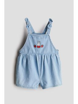 H&M - Girls Blue Denim Dungarees