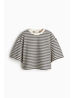 H&M - Women White Cropped T-Shirt