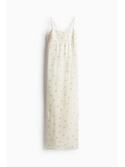 H&M - Women White Embellished Strappy Dress
