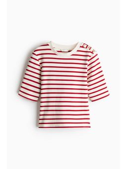 H&M - Women Red Fitted T-Shirt