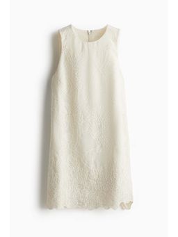 H&M - Women White Embroidered Shift Dress