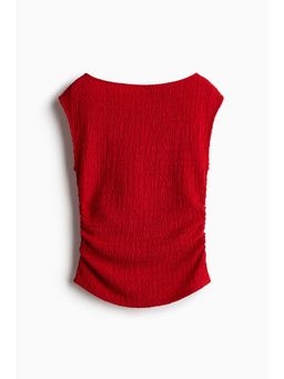 H&M - Girls Pink Textured Jersey Top
