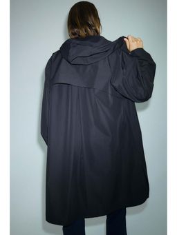 H&M - Women Black Rain Parka With Stormmove