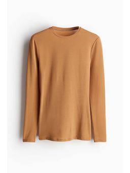 H&M - Women Beige Fitted Top
