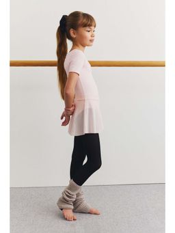 H&M - Girls Pink 2-Piece Leotard and Skirt Set with Drymove