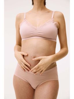 H&M - Women Multi-Color MAMA 5-Pack Lace-Trimmed Cotton Hipster Briefs