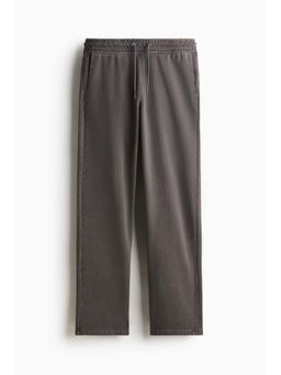 H&M - Men Grey Relaxed Fit Washed Sweatpants