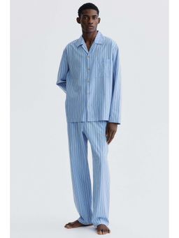 H&M - Men Poplin Pyjama Shirt And Bottoms