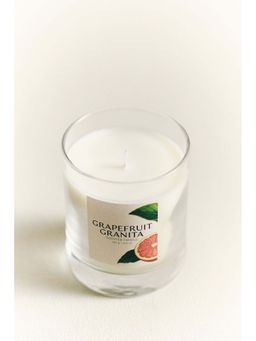 H&M - White Scented Candle In Glass Holder
