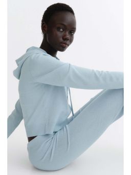 H&M - Women Blue Knitted Yoga Pants