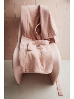 H&M - Pink Velour Dressing Gown