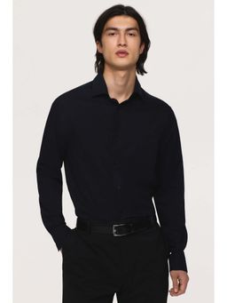 H&M - Men Black Slim Fit Cotton Shirt