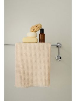 H&M - Yellow Waffled Hand Towel