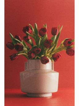 H&M - Pink Large Reactive-Glaze Stoneware Vase