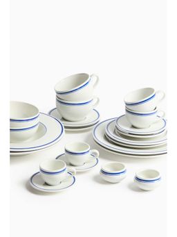 H&M - Blue 2-Pack Porcelain Cups and Saucers
