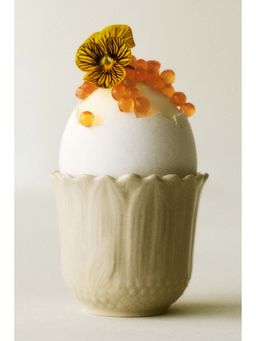 H&M - Beige 2-Pack Stoneware Egg Cups