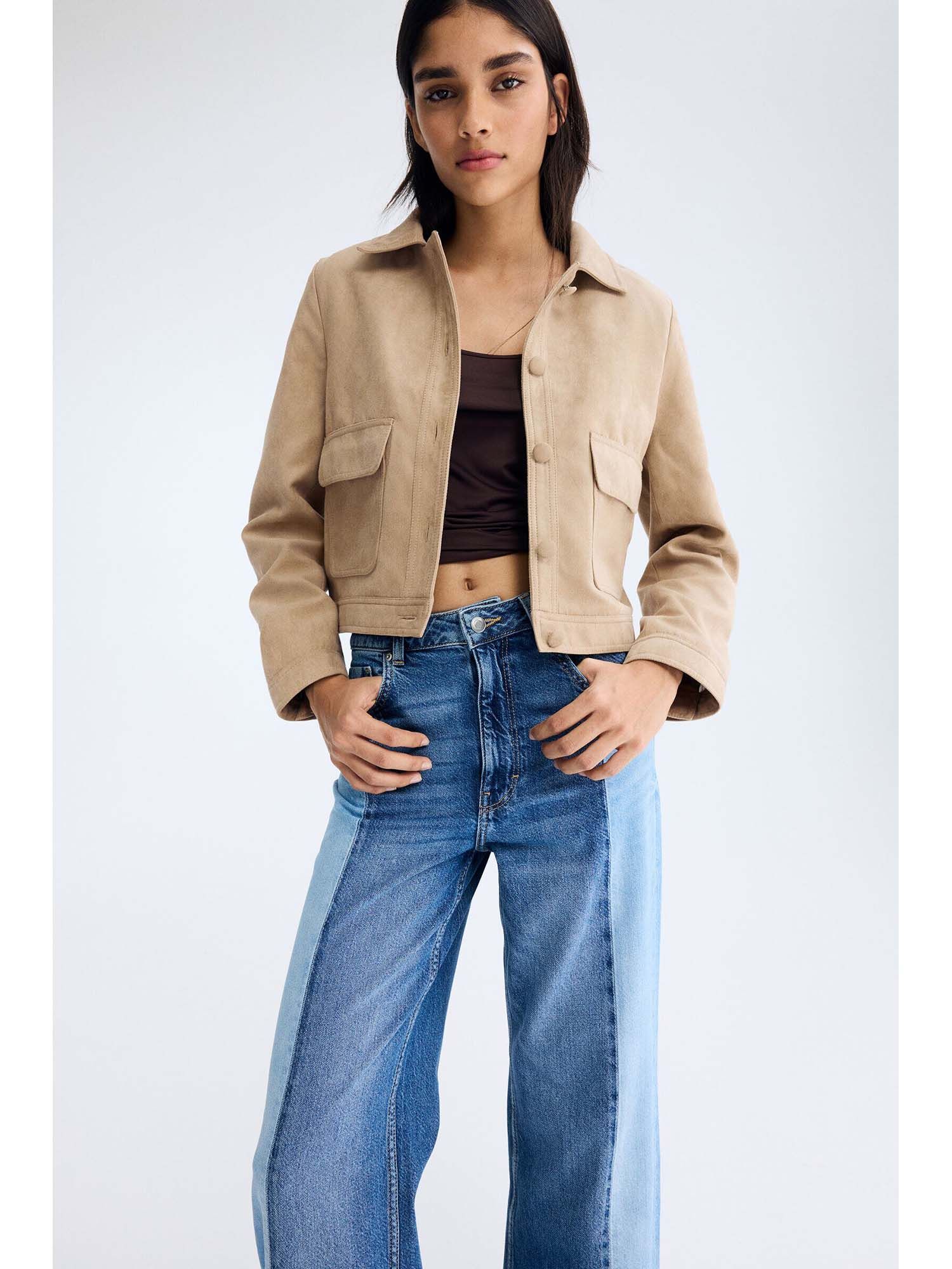 h&m Women Beige Jacket-picture-14