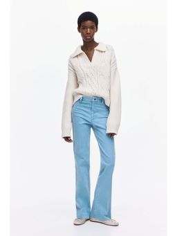 H&M - Women Blue Flared High Jeans