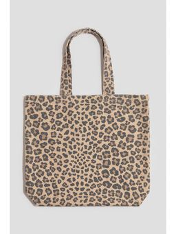 H&M - Girls Beige Patterned Tote Bag