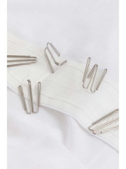 H&M - White 2-Pack Linen-Blend Curtain