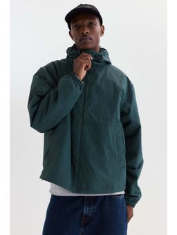 H&M - Men Turquoise Water-repellent nylon windbreaker