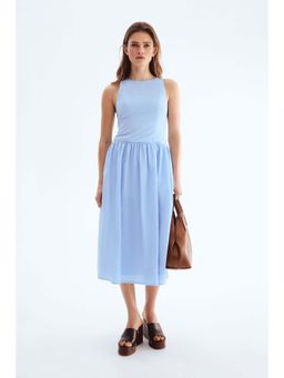H&M - Women Blue Sleeveless Dress