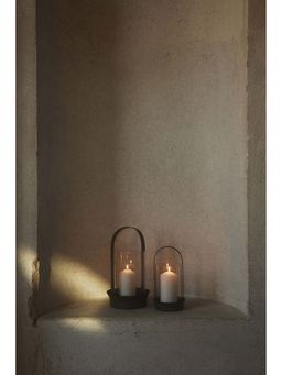 H&M - Green Glass Lantern