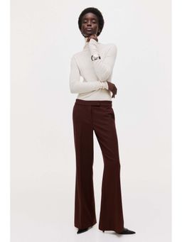H&M - Women Brown Flared Trouser