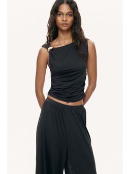H&M - Women Black Draped top
