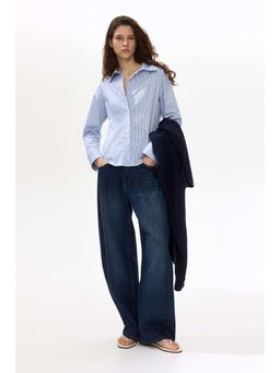 H&M - Women Blue Fitted shirt